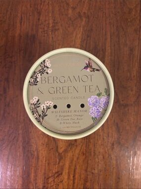 Anthropologie Candle Bergamot & Green Tea